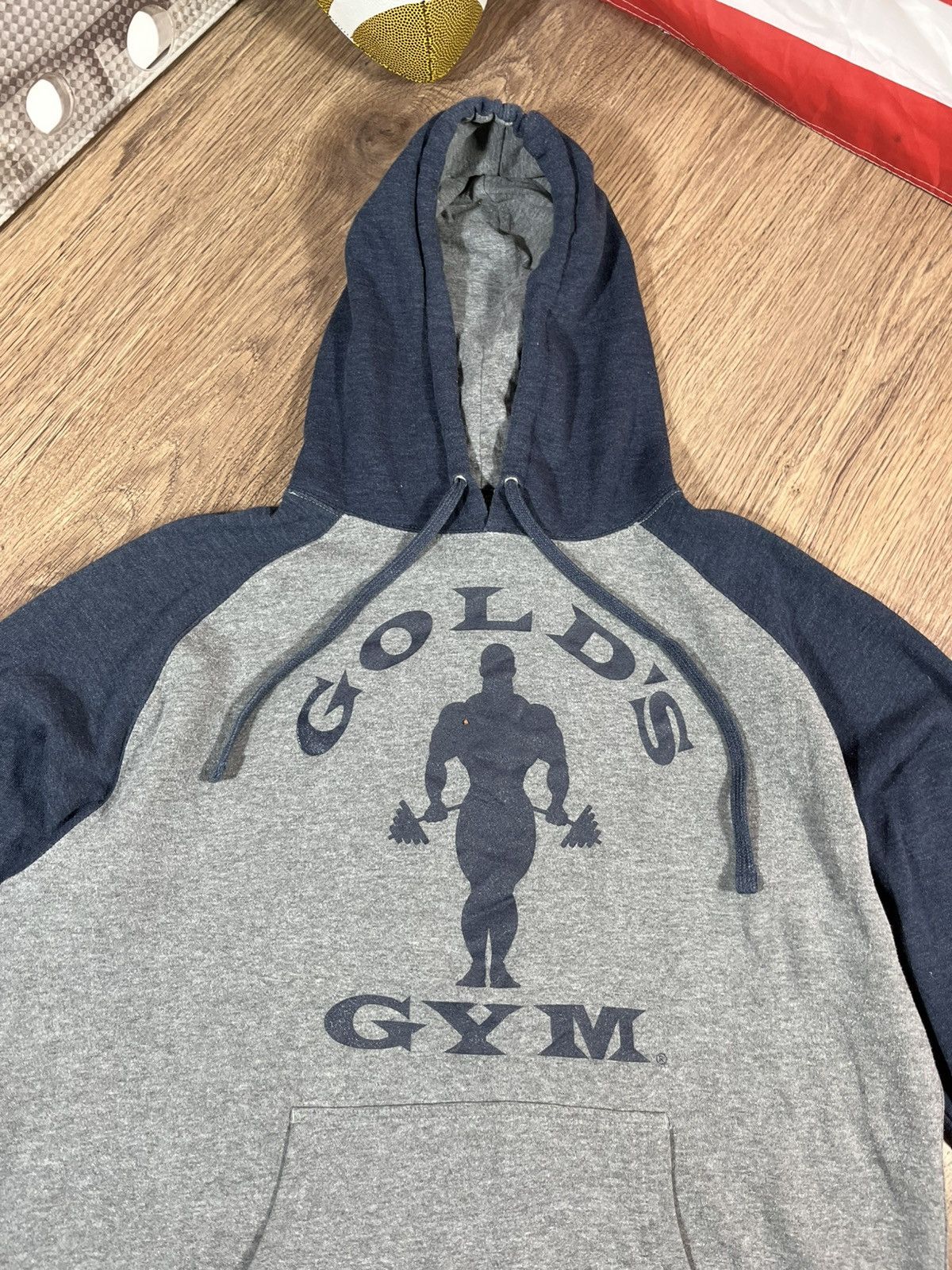 Vintage Vintage Gold’s Gym Hoodie Big Logo Size US L / EU 52-54 / 3 - 5 Thumbnail