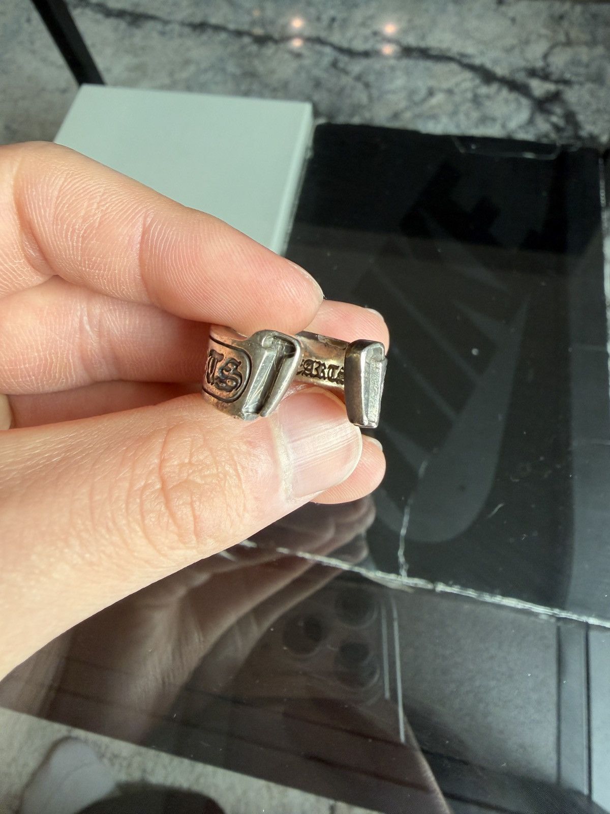 Chrome Hearts Chrome Hearts Scroll Ring Sz 6 Size ONE SIZE - 3 Thumbnail