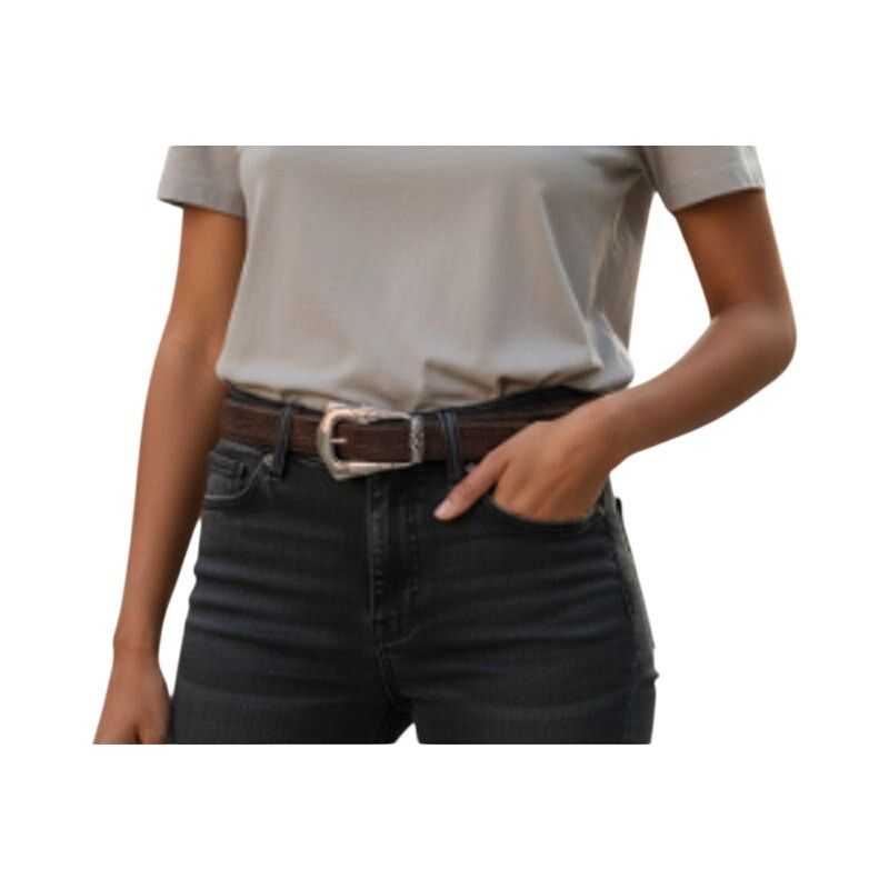 Kieselstein-Cord Barry Kieselstein Cord Stylized Silver Alligator Buckle Size ONE SIZE - 1 Thumbnail