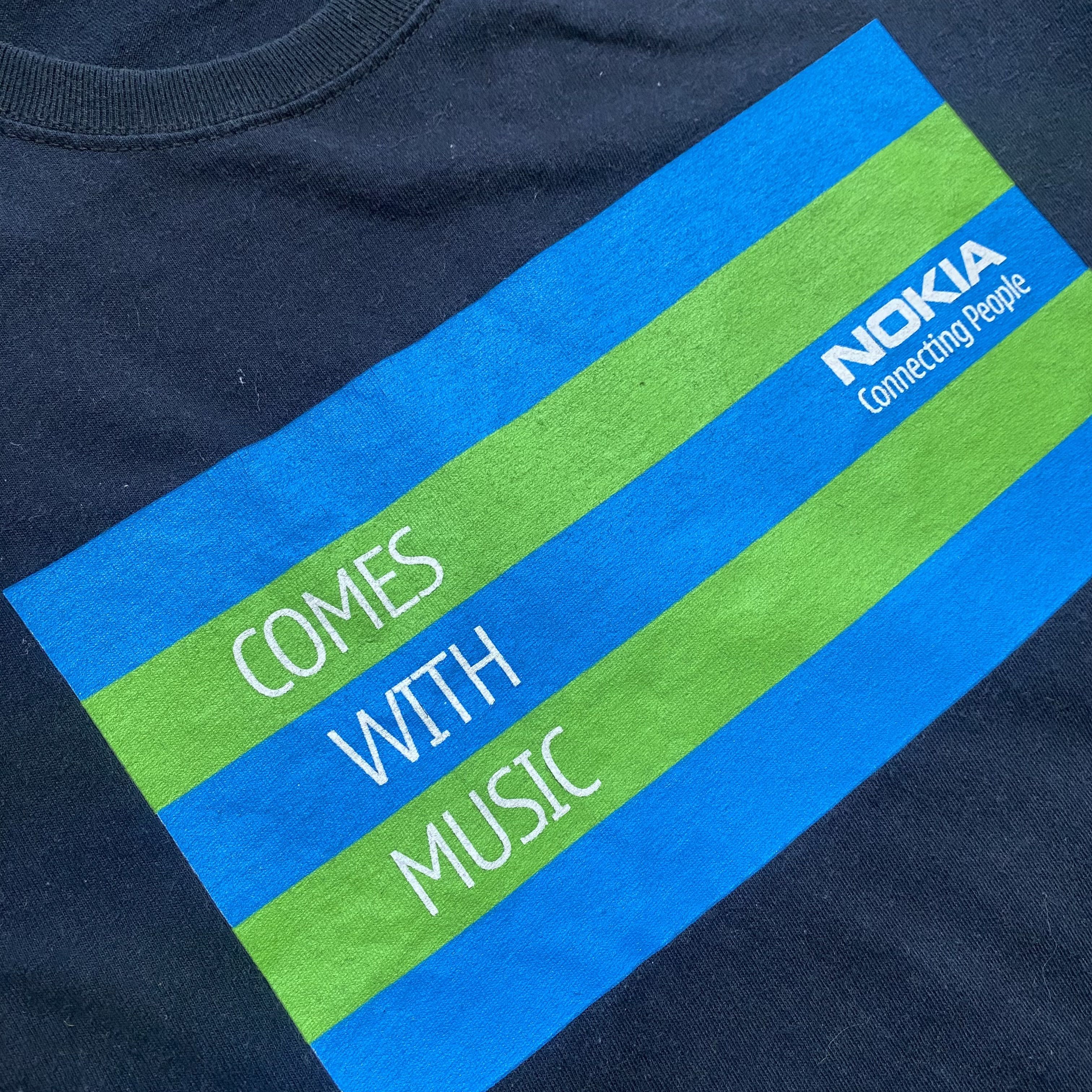 Microsoft ☎️ Vintage Nokia promo tee Y2K Streetwear Size US L / EU 52-54 / 3 - 6 Thumbnail