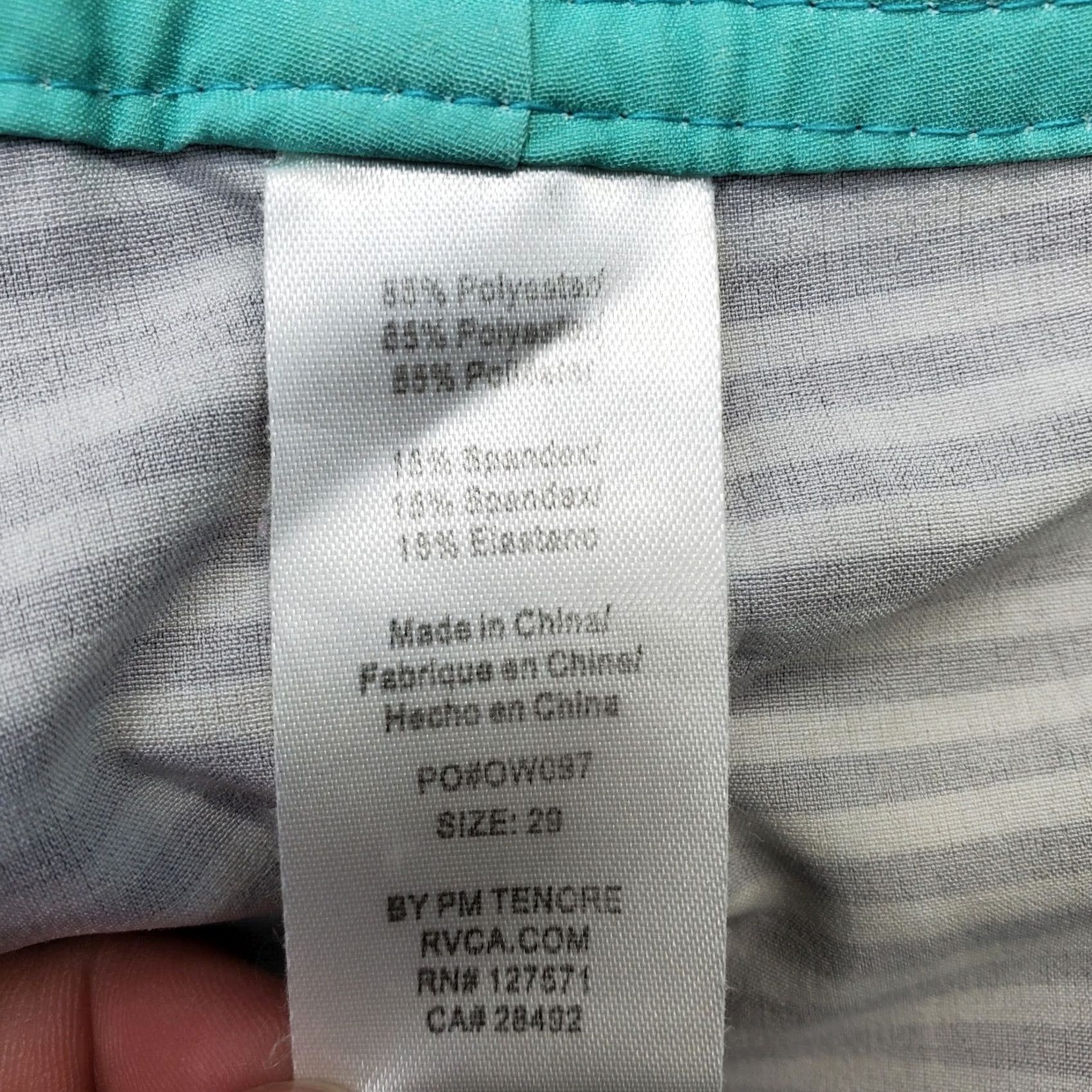 RVCA RVCA Mens Board Shorts 29 Multicolor Striped Performance Stretch ANP Surf Surfing Mens Size 29 Size US 29 - 7 Thumbnail
