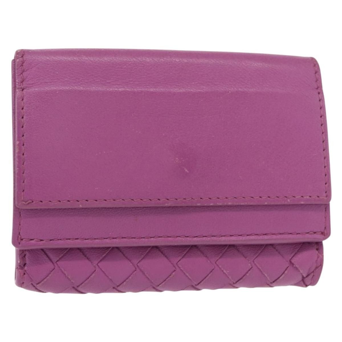 Bottega Veneta Bottega Veneta Trifold Wallet Intrecciato Leather Size ONE SIZE - 1 Thumbnail