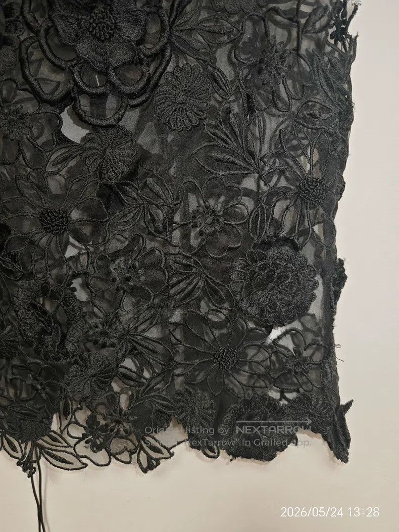 Dries Van Noten Dries Van Noten size:38 Heavy Embroidered Silk Floral Top Size M / US 6-8 / IT 42-44 - 5 Thumbnail