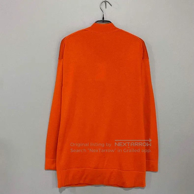 Hermes Hermes Orange Red Cashmere Cardigan Size XXS / US 00 / IT 34 - 3 Thumbnail