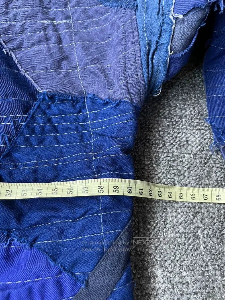Greg Lauren Greg Lauren Heavy ancient fabric patchwork hooded coat Size US M / EU 48-50 / 2 - 8 Thumbnail