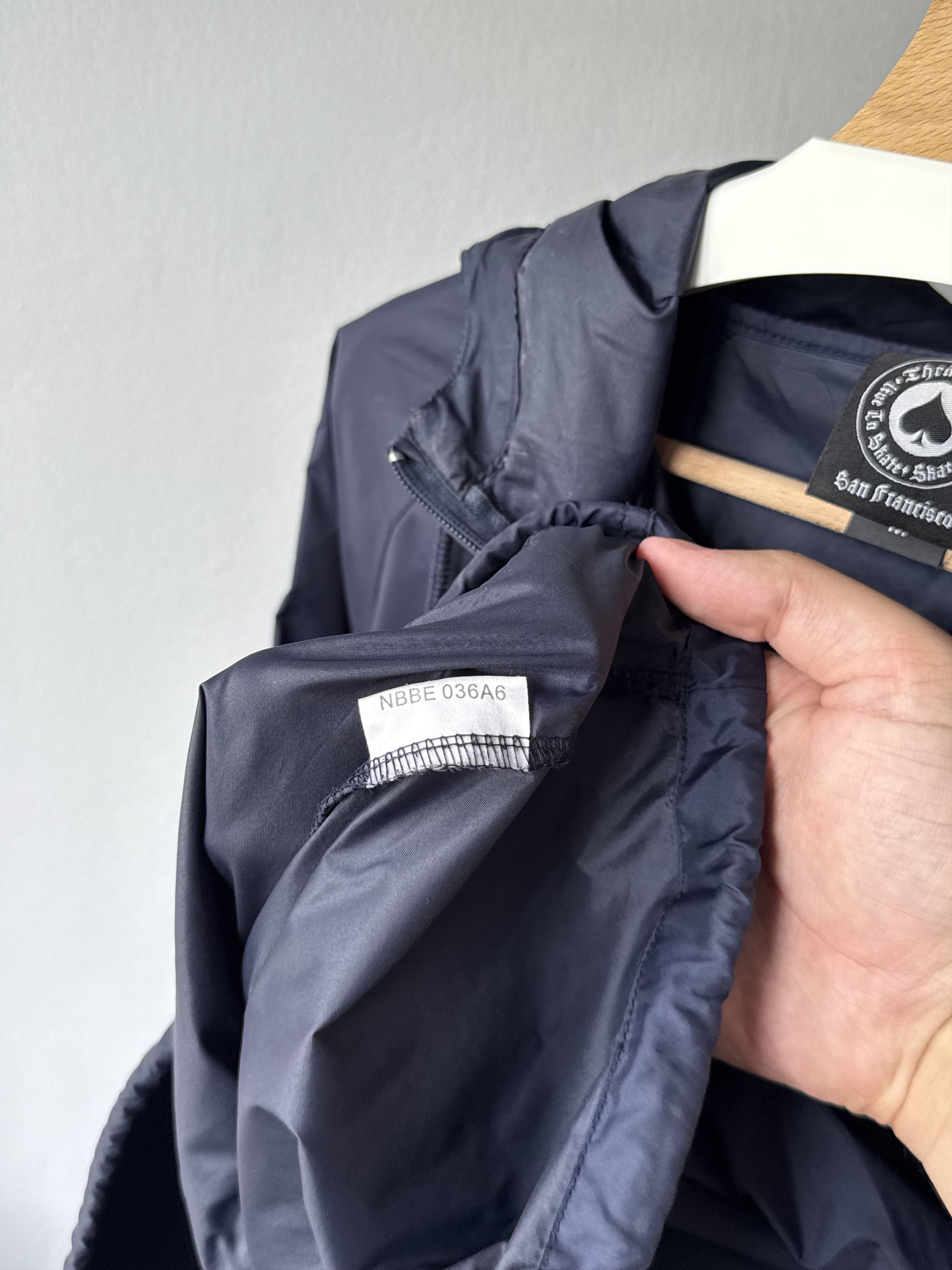 Parra × Thrasher 2017 Thrasher x Parra "Copie" Knock Off Navy Anorak Jacket Size US M / EU 48-50 / 2 - 13 Thumbnail