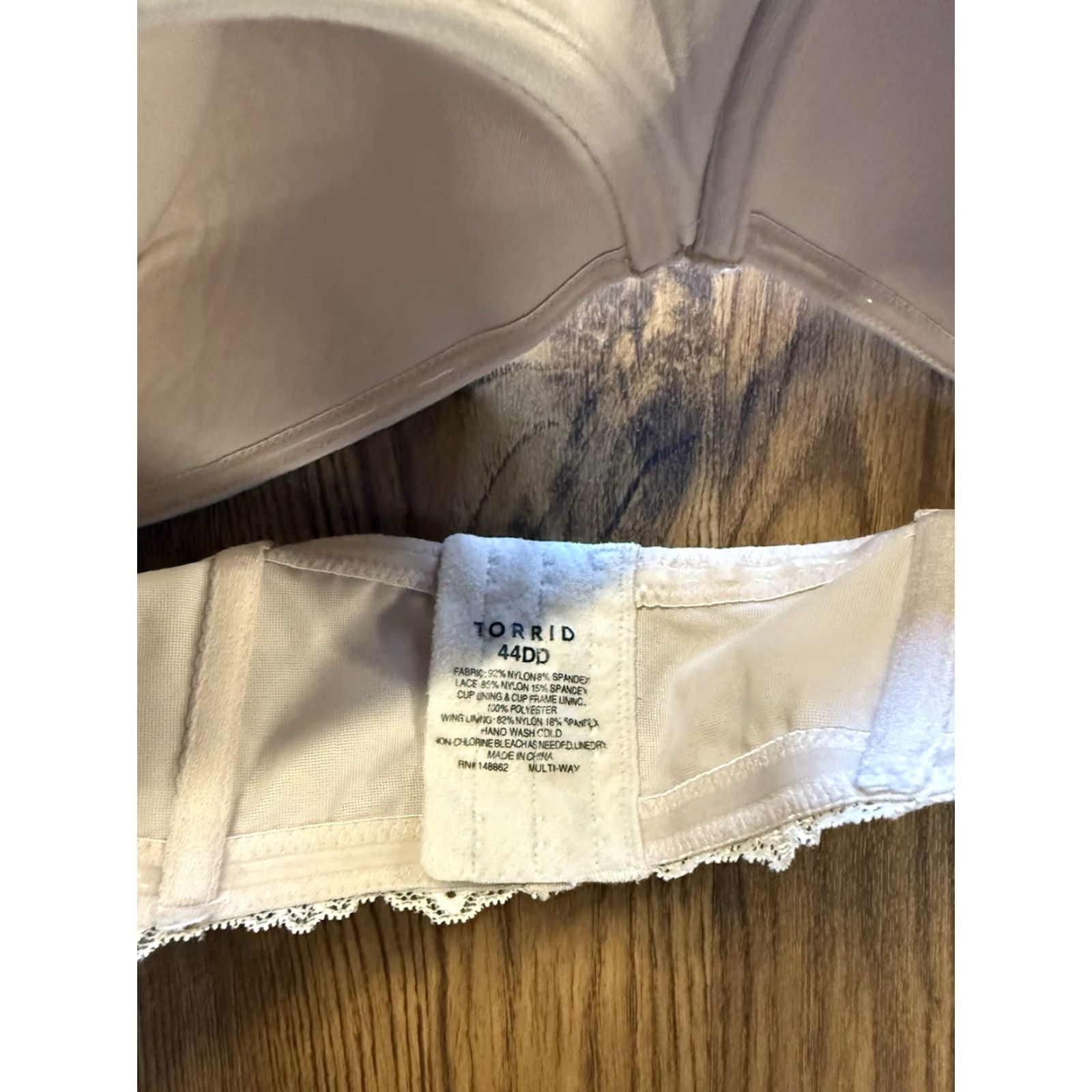 Torrid Torrid White Push Up Bra 44DD Womens Bra DD 44 White Push Up Bra Womens Mens? Size ONE SIZE - 3 Thumbnail