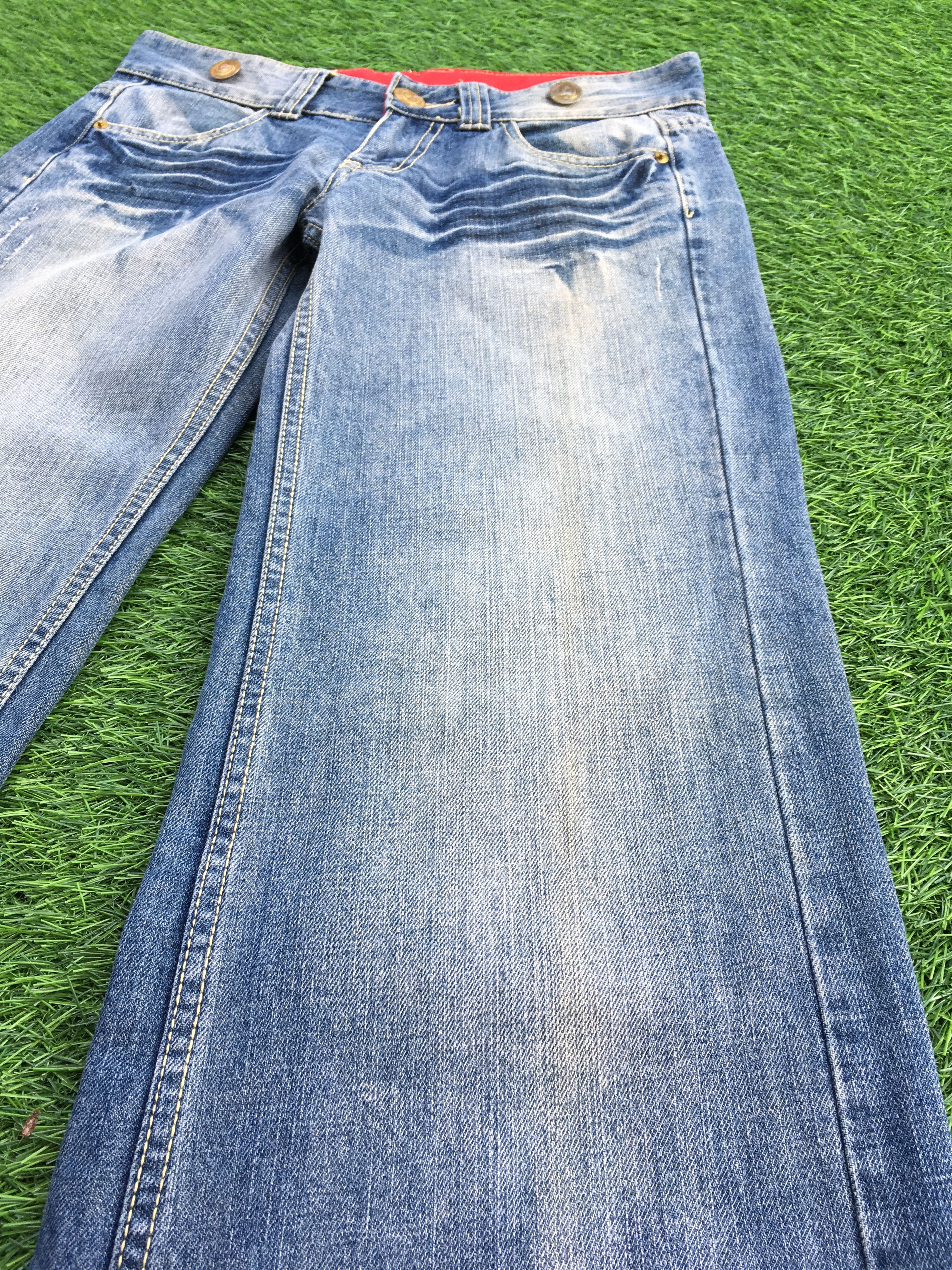 Japanese Brand Japanese Baggy Wide Leg Denim D-1256 Size 25" / US 0 / IT 36 - 6 Thumbnail