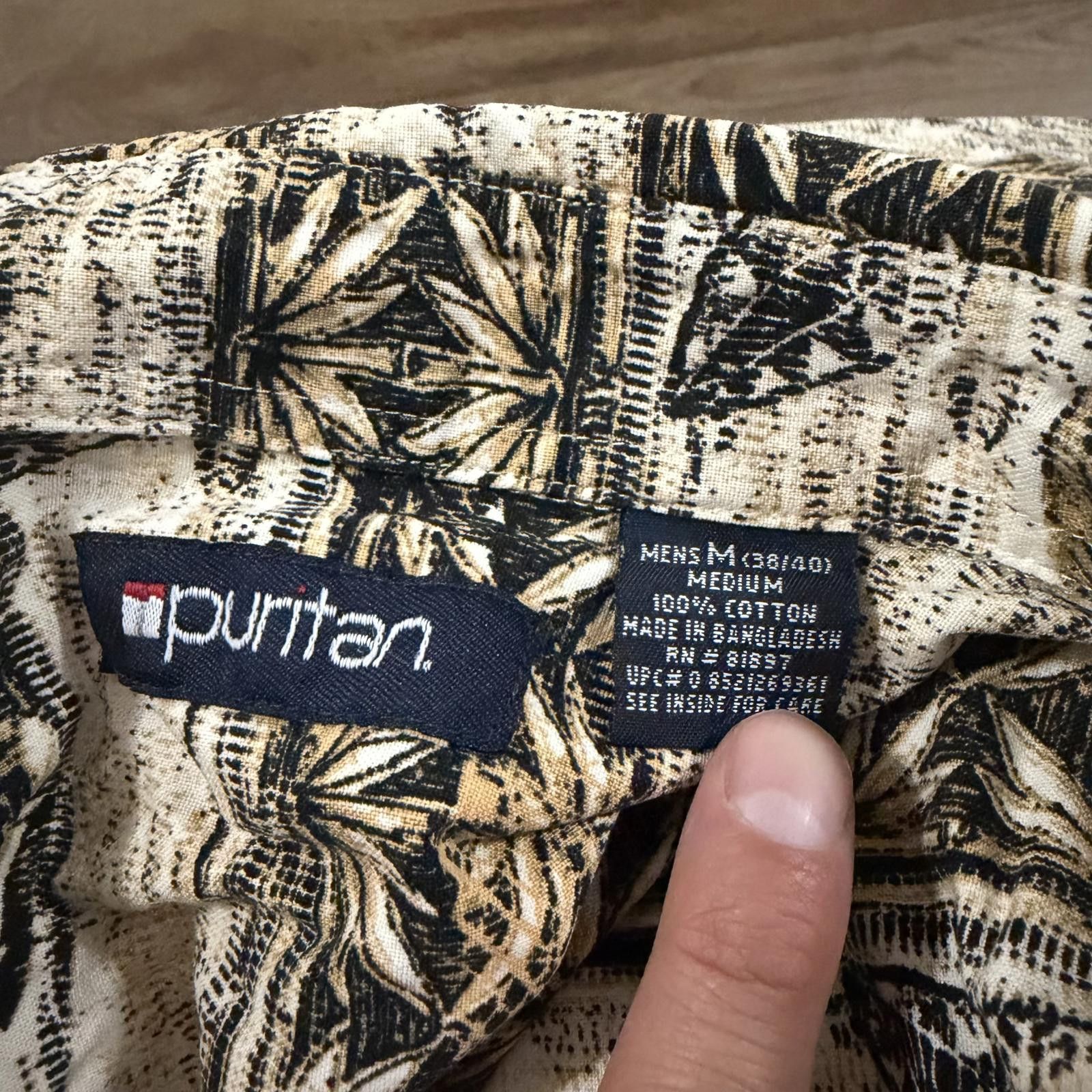 Puritan Vintage Puritan Hawaiian Tropical Beach Button Shirt Size US M / EU 48-50 / 2 - 4 Thumbnail