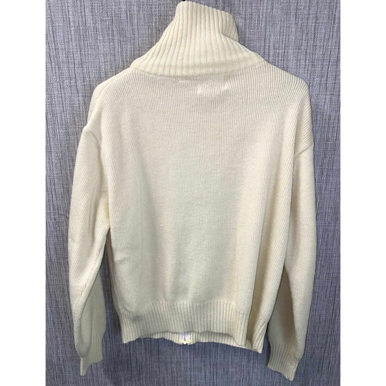 Vintage Spiegel Sweater Full Zip Mens L Beige Acrylic/Nylon Size US L / EU 52-54 / 3 - 5 Thumbnail