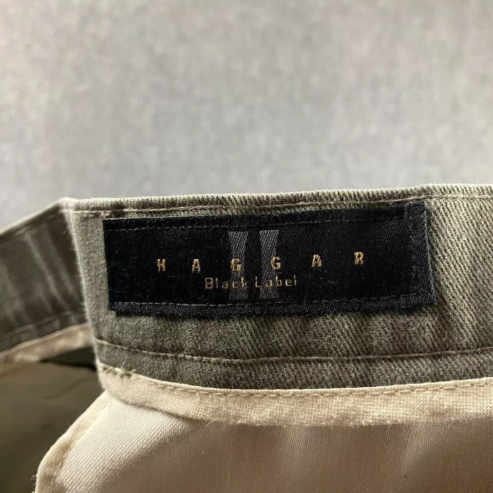 Haggar × Vintage Haggar Pants Men's 34x29 Gray Black Label Vintage Size US 34 / EU 50 - 7 Thumbnail