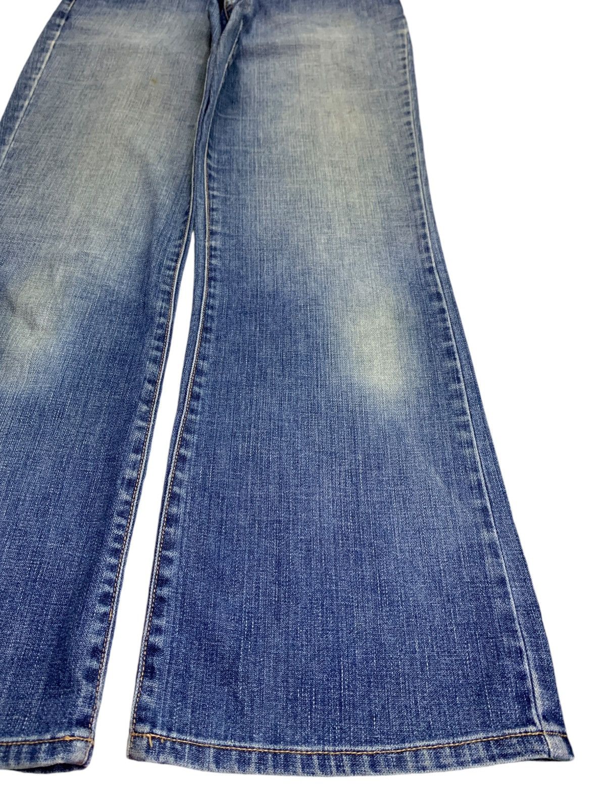 Japanese Brand Vintage Japanese Brand Mud Wash Flare Jeans Size 29" - 7 Thumbnail