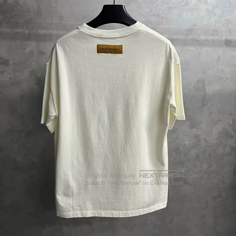Louis Vuitton Louis Vuitton White rainbow-letter-print crew-neck short-s Size US XL / EU 56 / 4 - 5 Thumbnail