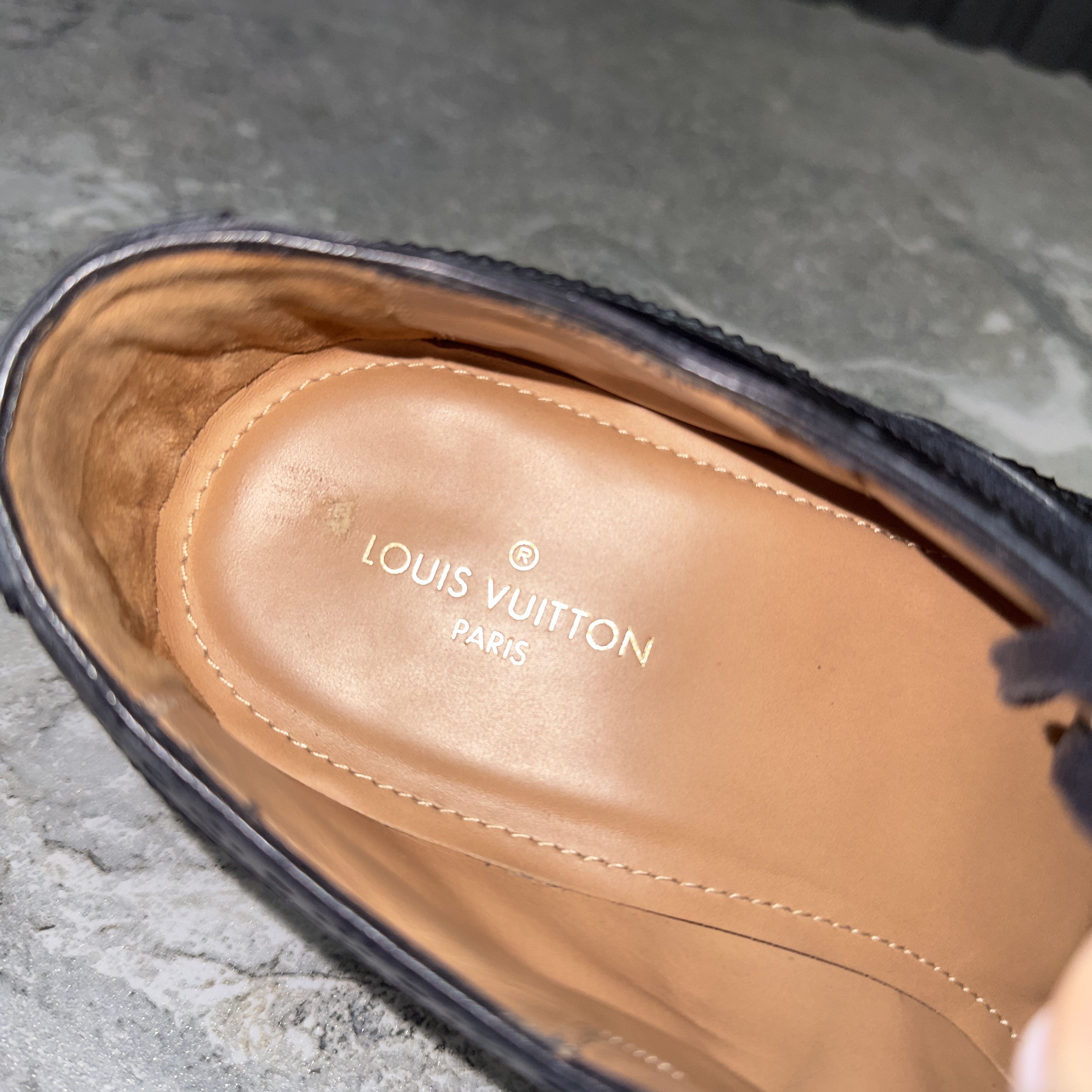 Louis Vuitton Louis Vuitton Voltaire Wingtip Derby Denim Leather Size US 9 / EU 42 - 23 Thumbnail