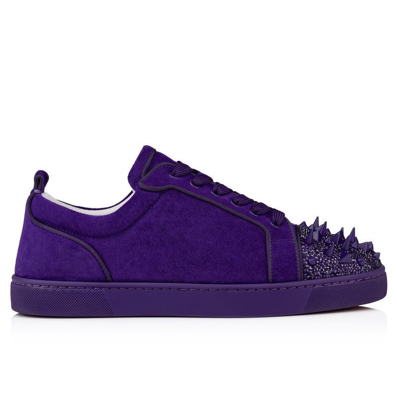 Christian Louboutin o1s1wg111125 Louis Junior P Pik Pik Strass in Blue Size US 8 / EU 41 - 2 Thumbnail