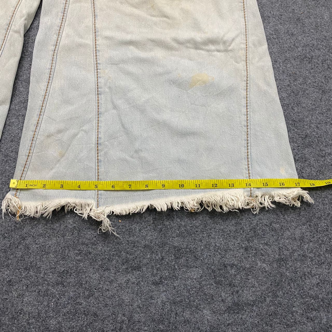 Chloe Vintage Chloe Bleached Denim Streetwear Jeans Size 30" / US 8 / IT 44 - 16 Thumbnail