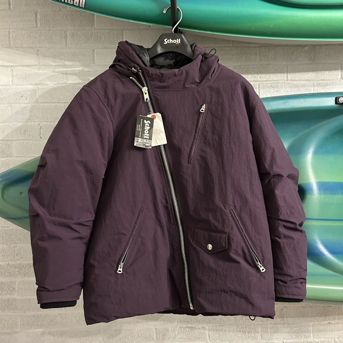 Schott Schott X Nanga Double Breast Down Jacket Size US L / EU 52-54 / 3 - 5 Thumbnail