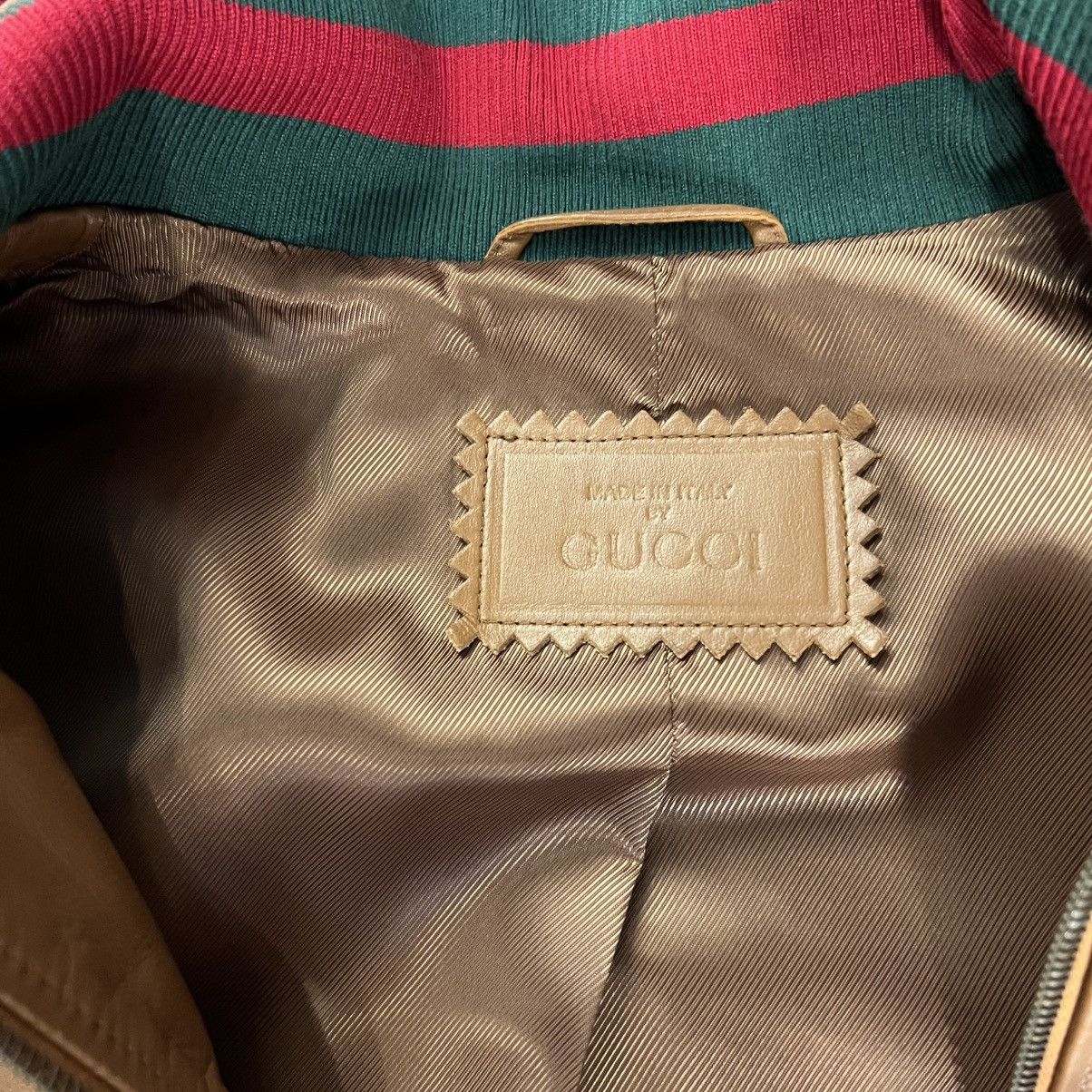 Gucci Gucci Leather Jacket in Large Size US L / EU 52-54 / 3 - 4 Thumbnail