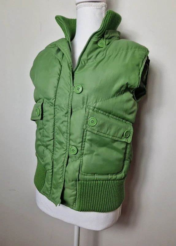 Japanese Brand Vintage puffer vest y2k 2000s swag archive Japan Avant garde Size M / US 6-8 / IT 42-44 - 1 Thumbnail