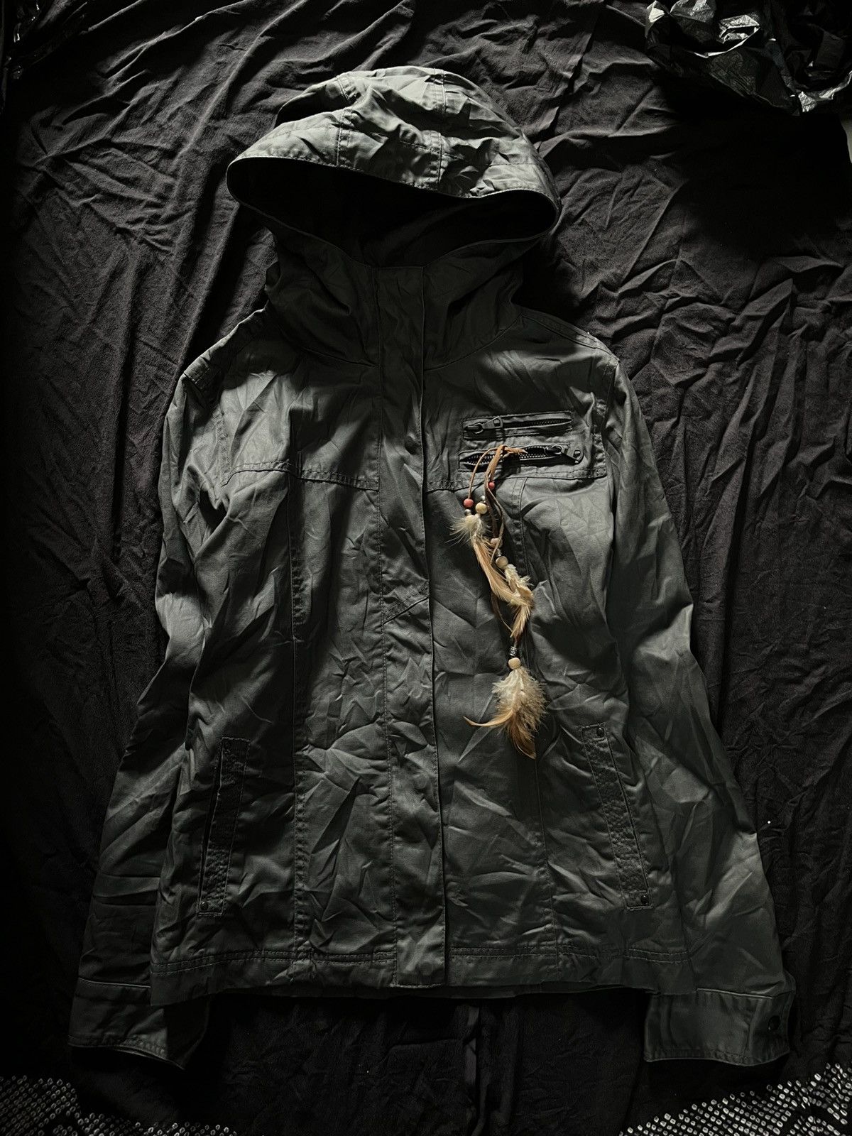 Le Grande Bleu (L.G.B.) Japanese coated cloth waxed vkei jacket Size US M / EU 48-50 / 2 - 1 Thumbnail