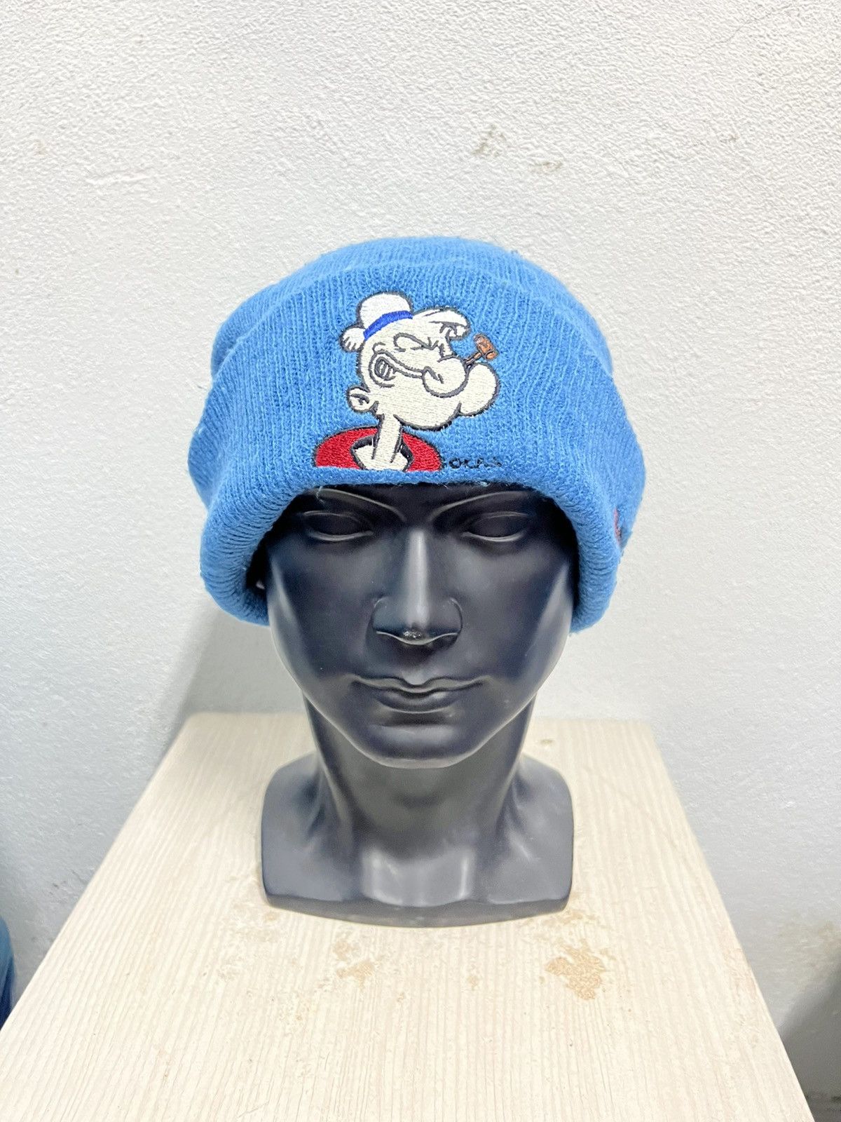 Cartoon Network Vintage Popeye Cartoon Beanie Hat Size ONE SIZE - 2 Thumbnail