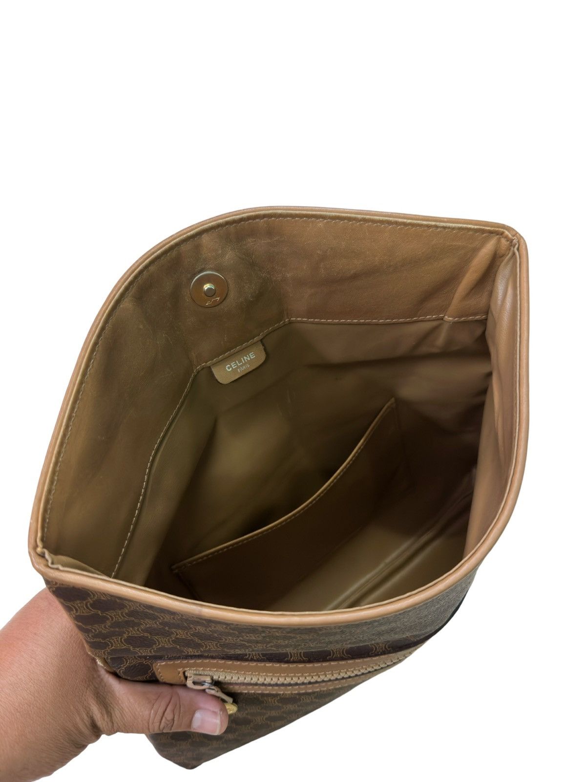 Celine × Vintage AUTHENTIC VINTAGE CELINE MACADAM CLUTCH BAG Size ONE SIZE - 19 Thumbnail