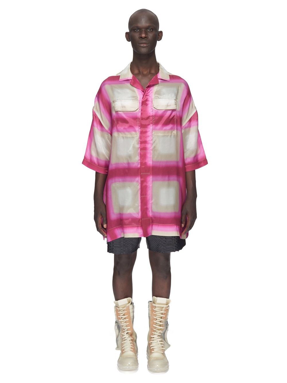 Rick Owens o1y0325 Patterned Shirt in Multicolor Size US S / EU 44-46 / 1 - 6 Thumbnail