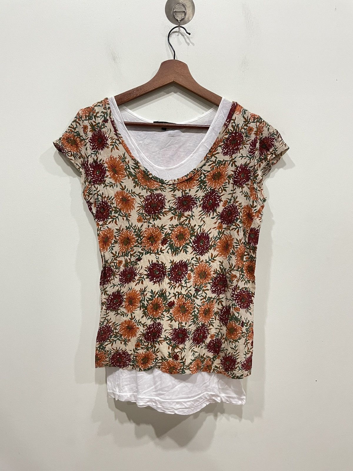 Pas de Calais Two-Piece Non-sleeves Blouse Size S / US 4 / IT 40 - 1 Thumbnail
