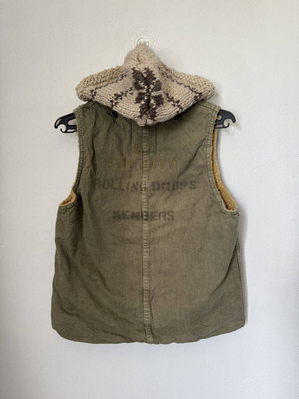 45rpm JAPAN Brand Go To Hollywood Style Vest Sherpa Hoodies Knit Size US S / EU 44-46 / 1 - 4 Thumbnail
