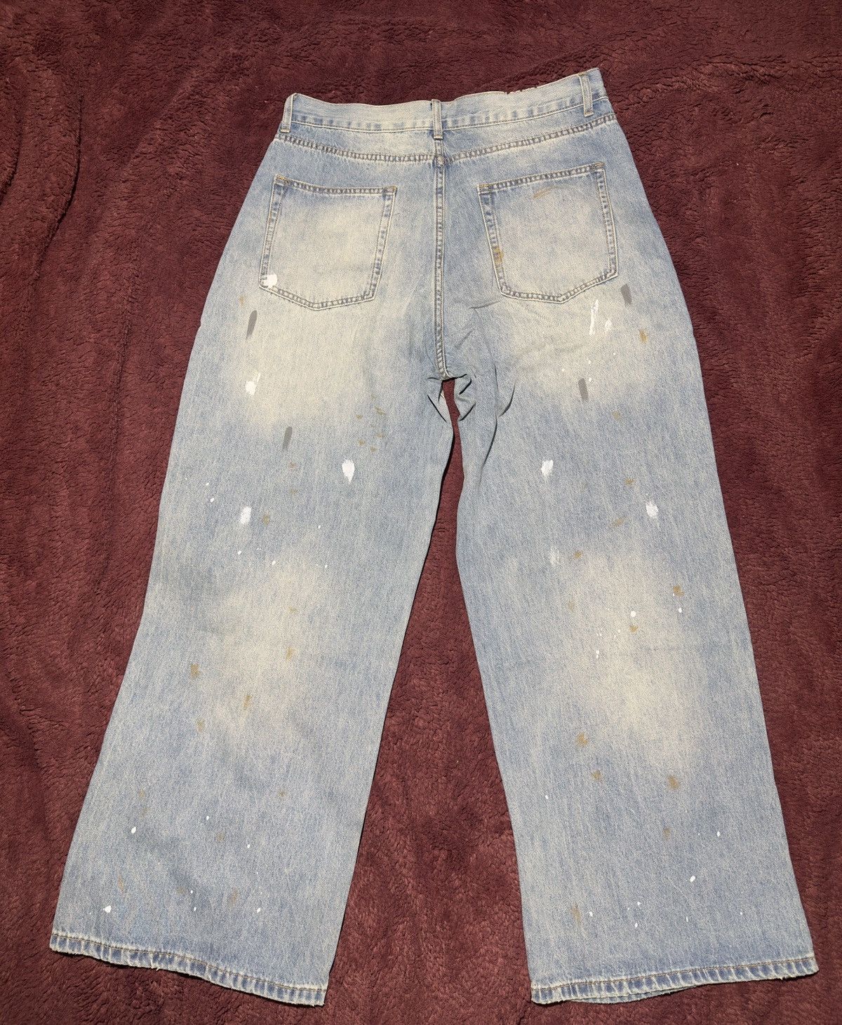 Other PAINT SPLATTER JEANS BAGGY BARREL JEANS Size US 34 / EU 50 - 2 Thumbnail
