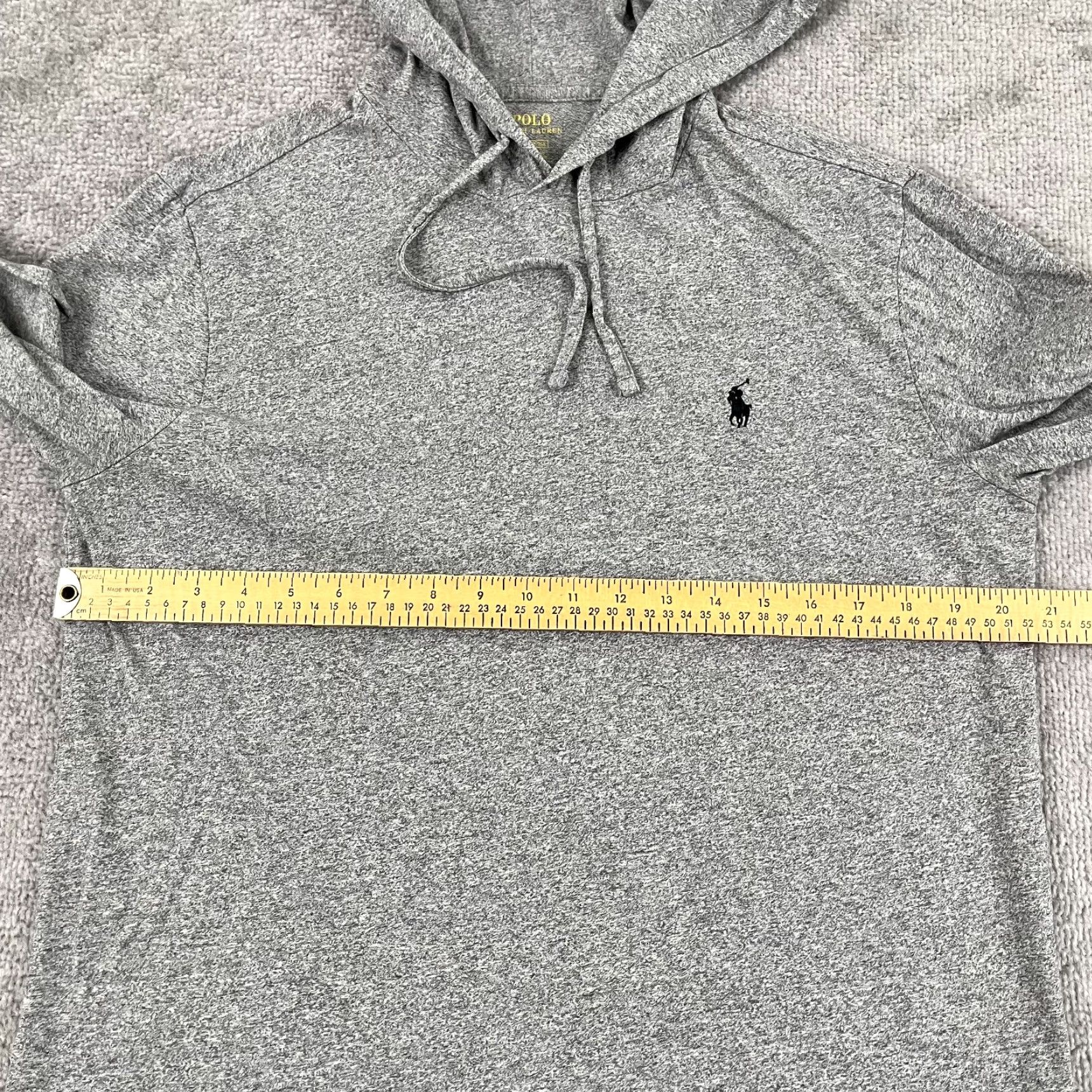 Polo Ralph Lauren Polo Ralph Lauren Hoodie Pullover Mens Medium Gray Lightweight Classic Sports Outdoor Size US M / EU 48-50 / 2 - 6 Thumbnail