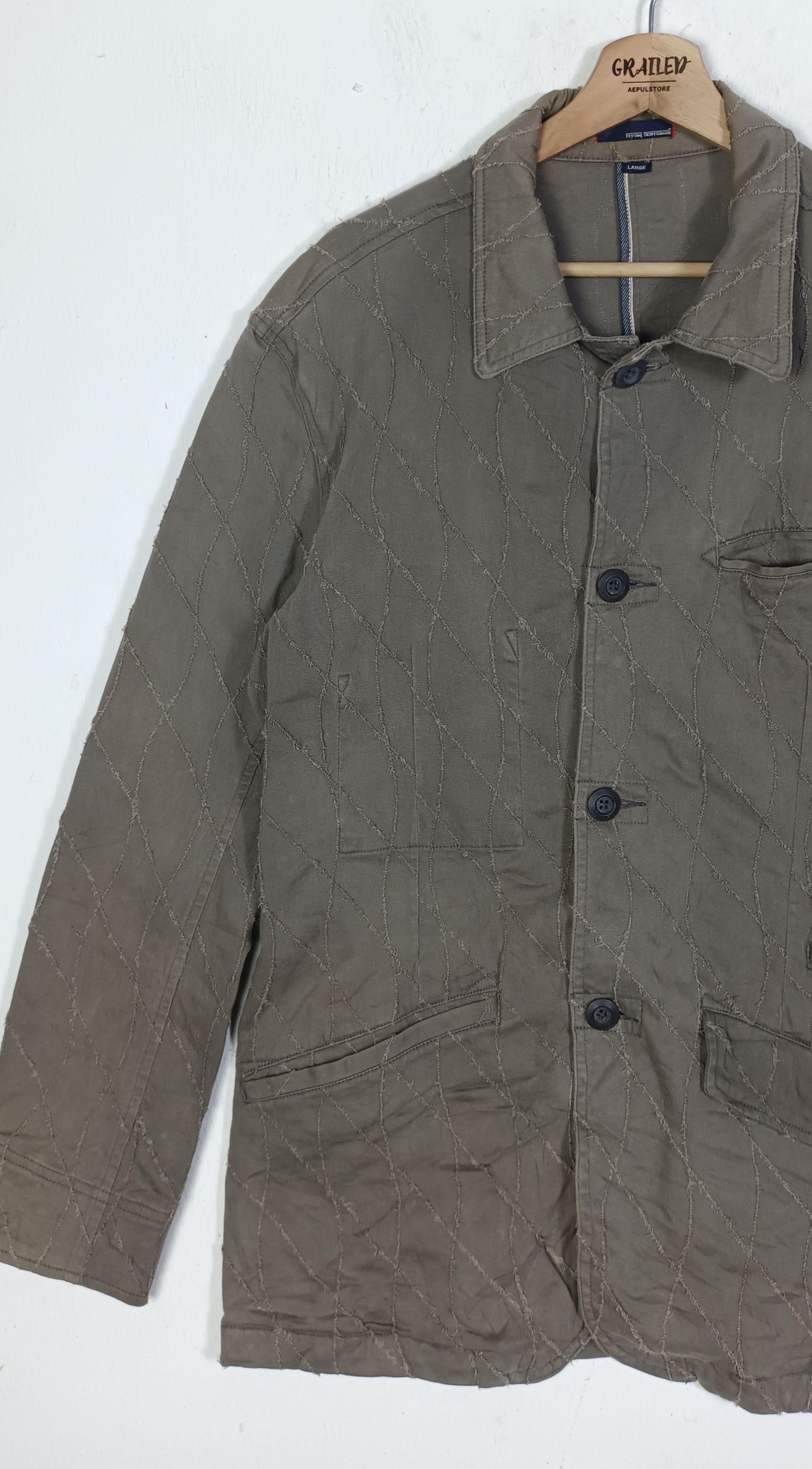 Japanese Brand Rare🔥Flying Scotsman Full Selvedge Rare Design Size US L / EU 52-54 / 3 - 4 Thumbnail
