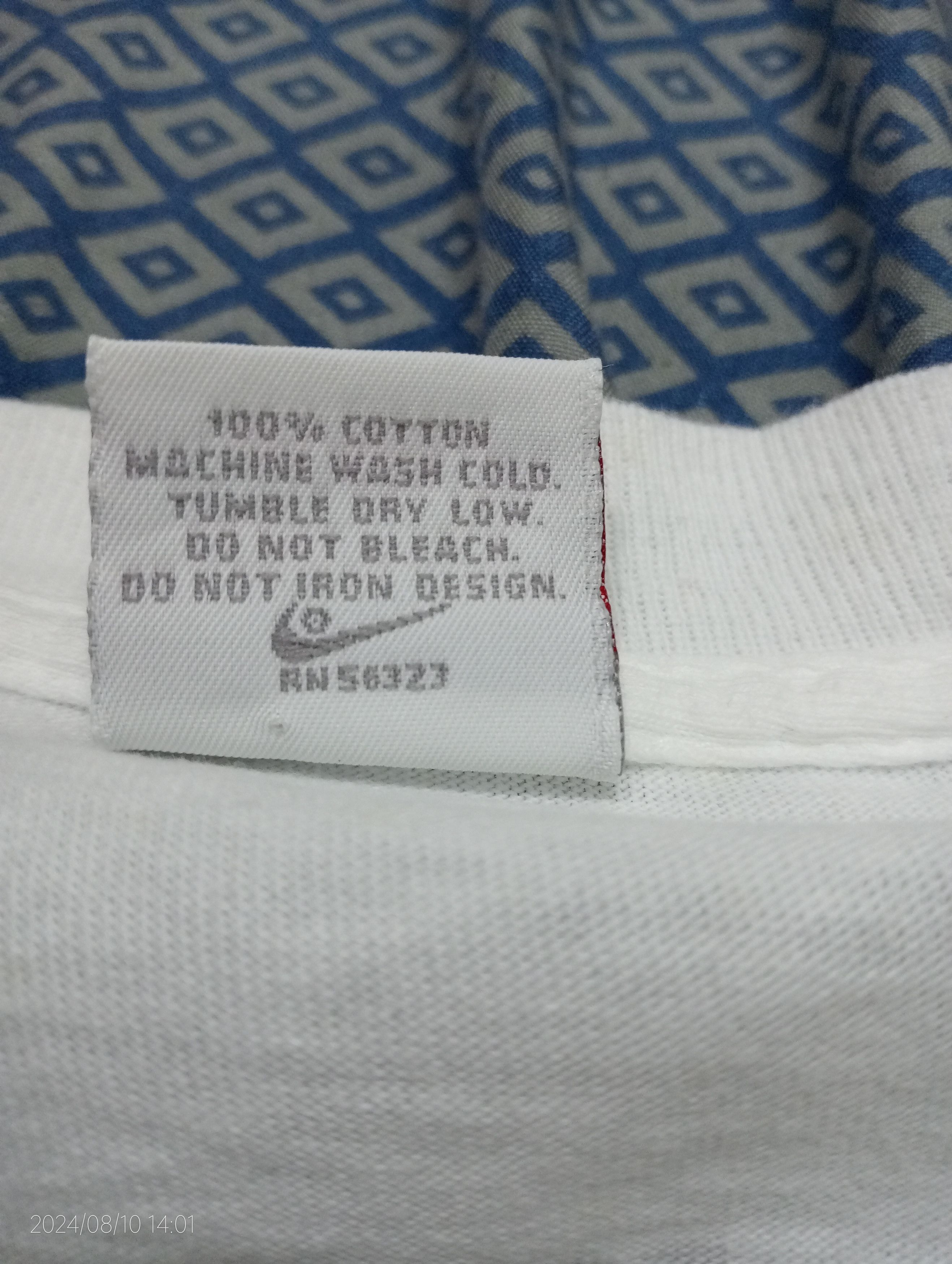 Nike VTS 80s Distressed Single Stitch Nike Air Jordan Tee USA Size US L / EU 52-54 / 3 - 4 Thumbnail