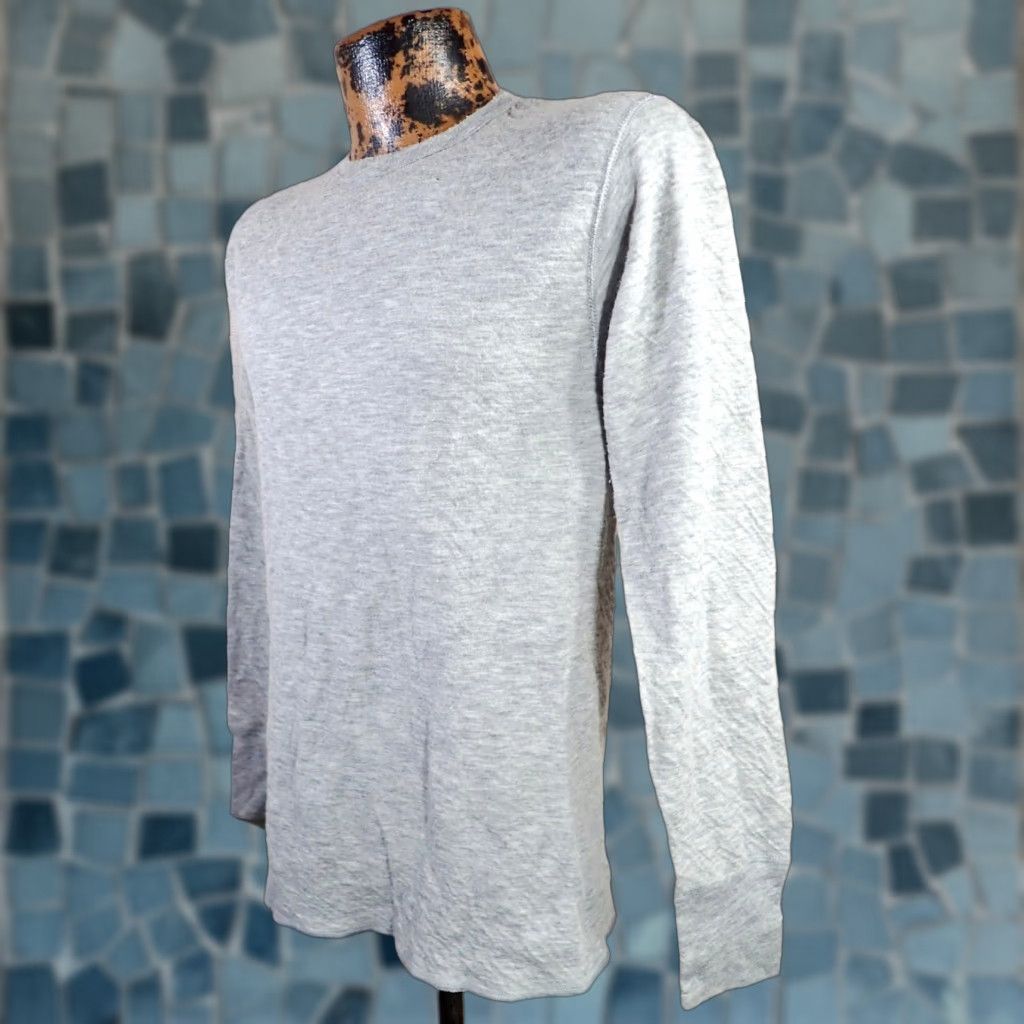 Vintage VINTAGE Ultra Therm Shirt Thermal 80s 90s USA Long Sleeve Unisex Adults M Gray Wool Blend Pullover Thermal Outer Layer Made in USA Size US M / EU 48-50 / 2 - 1 Thumbnail