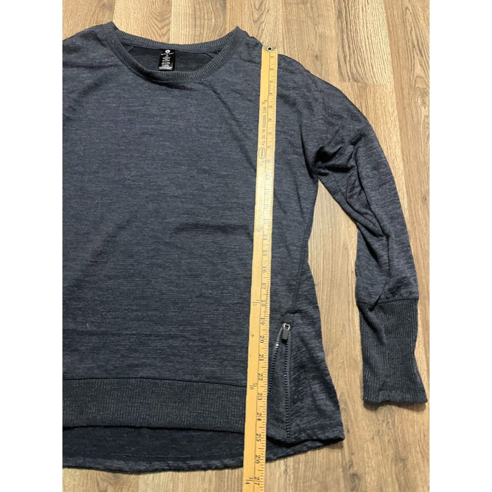 Alife Active Life Shirt Women's XL Black Long Sleeve Zip on the Side Shirt Activewear Pullover Womens XL Black Long Sleeve Zip on the Side 2000s? Size XL / US 12-14 / IT 48-50 - 7 Thumbnail
