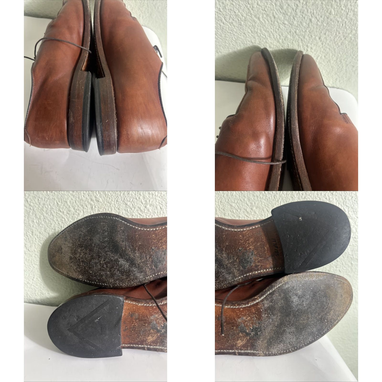 Allen Edmonds Allen Edmonds Delray Split-Toe Lace-Up Oxfords Men 11 Walnut USA Dress Shoes Leather Pattern Solid Size US 11 / EU 44 - 10 Thumbnail