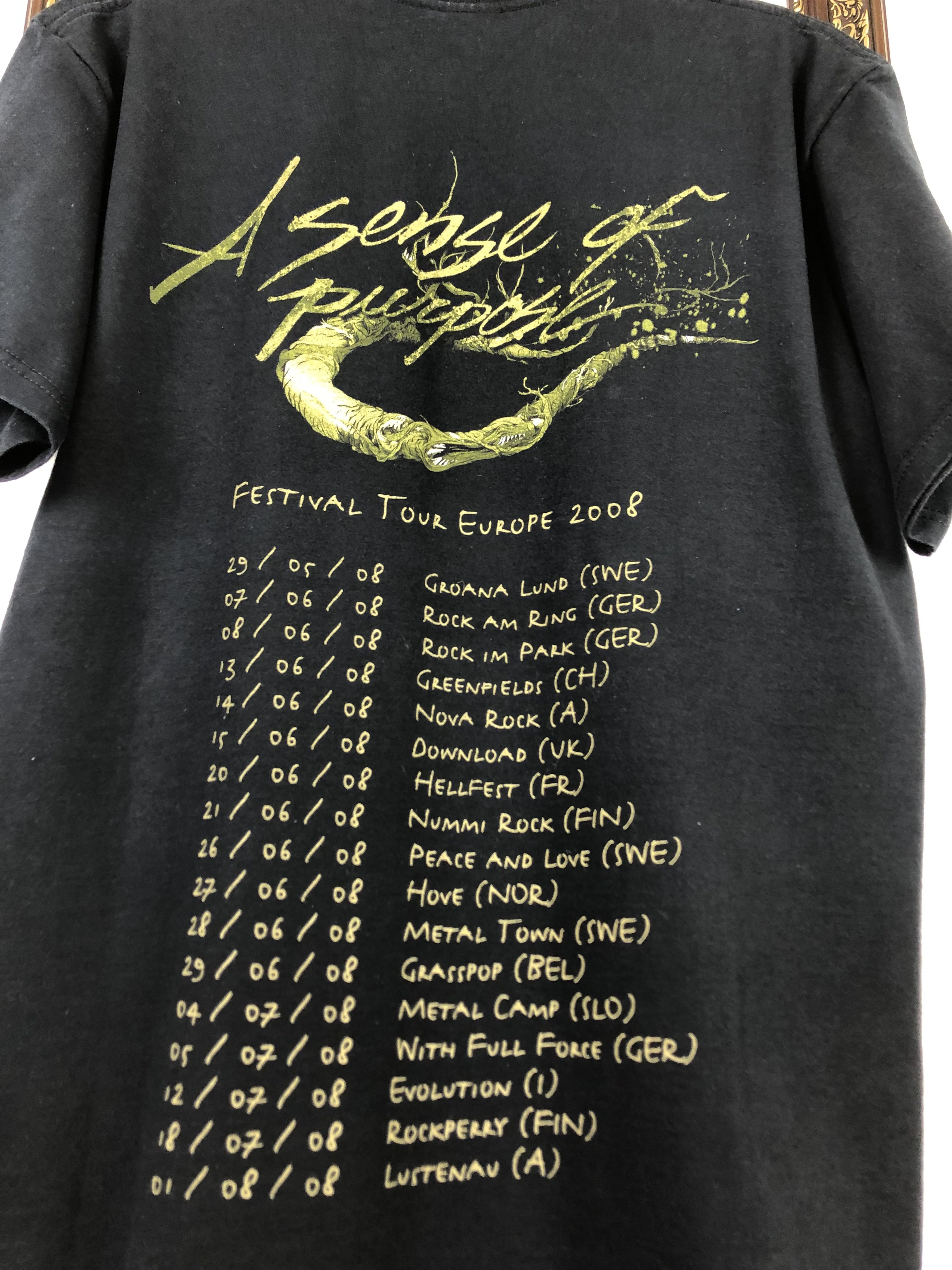 Band Tees In Flames Band Tee Shirt Rare Hype Sense Of Purpose Size US L / EU 52-54 / 3 - 10 Thumbnail