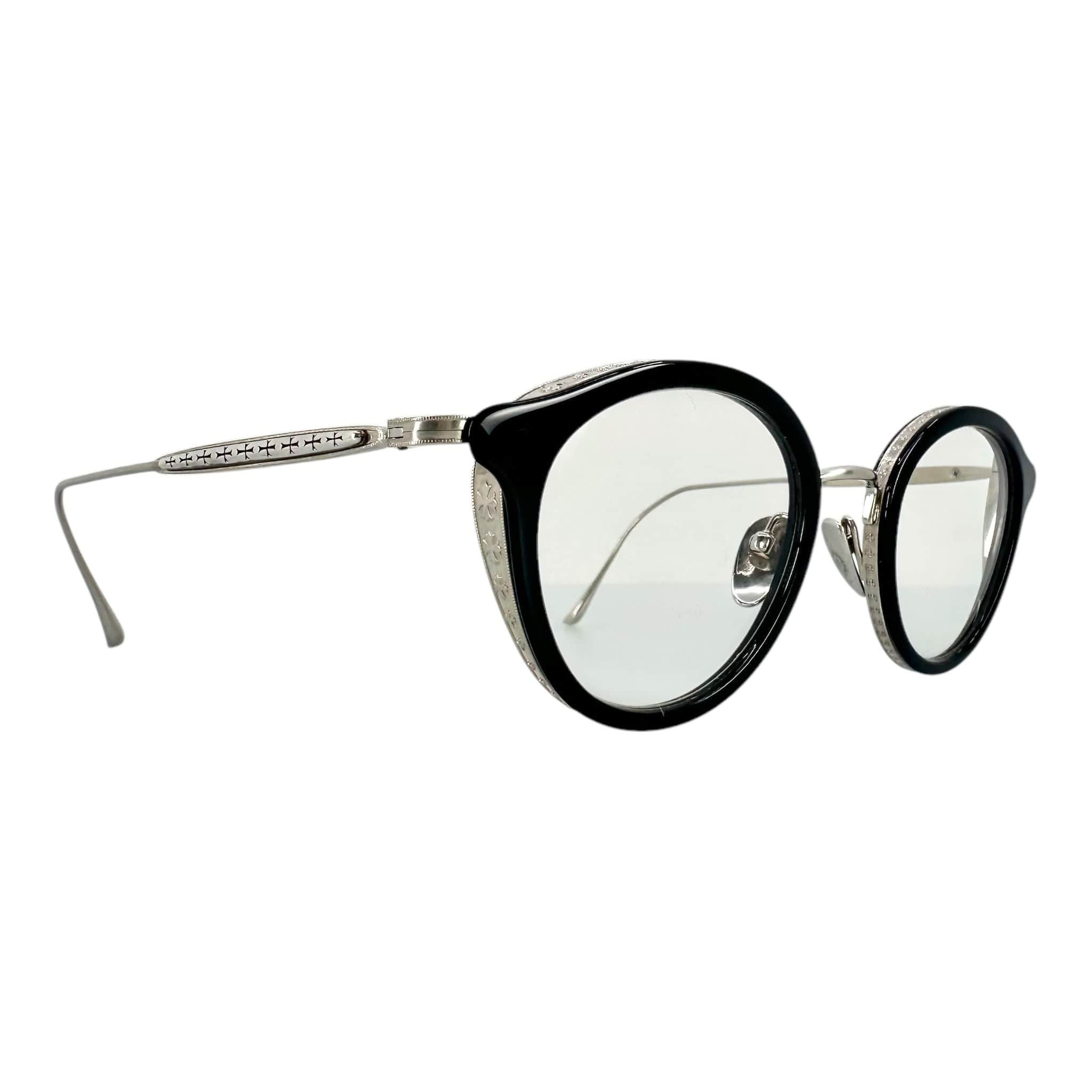 Chrome Hearts Romantical Glasses Black Silver Size ONE SIZE - 1 Thumbnail