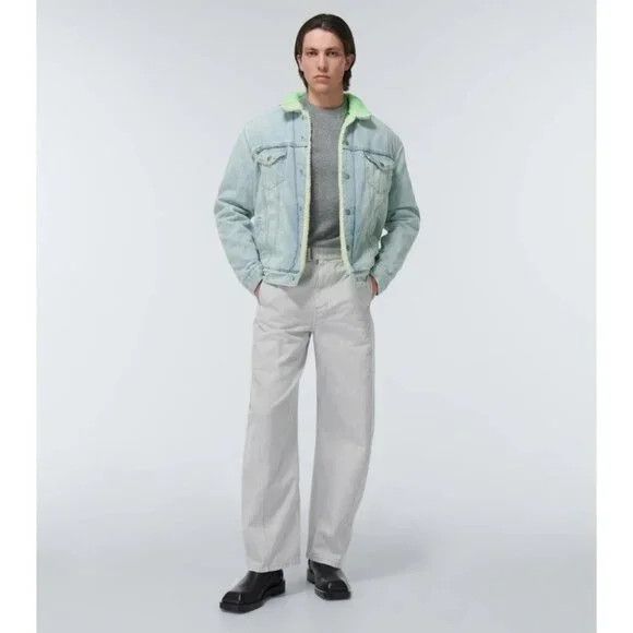NOTSONORMAL NotSoNormal Look Inside Faux Shearling Denim Jacket XL Mens Size US XL / EU 56 / 4 - 15 Thumbnail