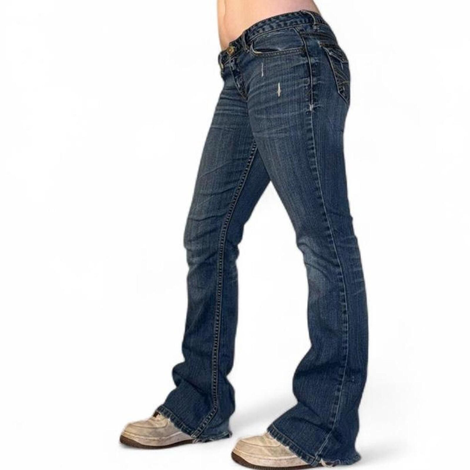 Aeropostale Vintage Y2K Aeropostale low-rise bootcut jeans 💙 Size 28" / US 6 / IT 42 - 2 Thumbnail