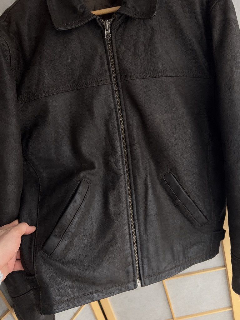 Hysteric Glamour Heavyweight vintage 90s boxy cropped bomber leather jacket L Size US L / EU 52-54 / 3 - 14 Thumbnail