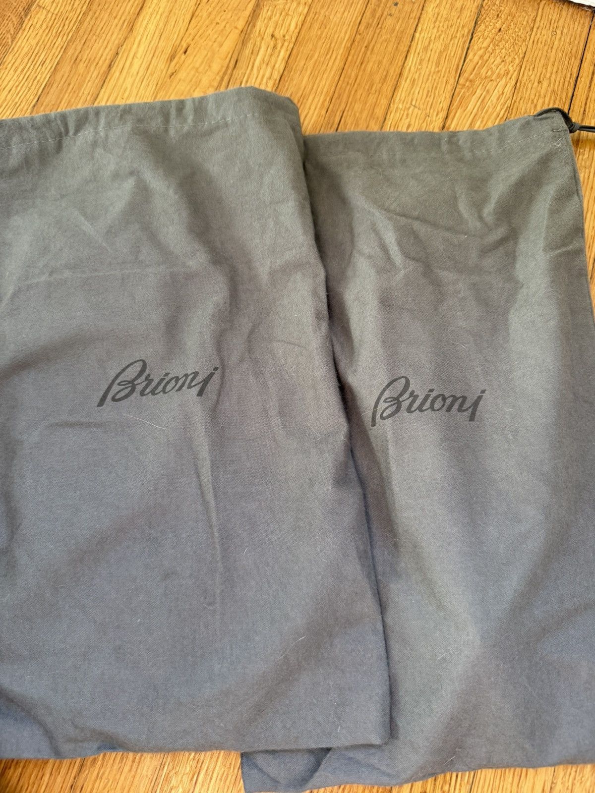 Brioni Brioni US13 Black Leather Thong Sandals Size US 13 / EU 46 - 7 Thumbnail
