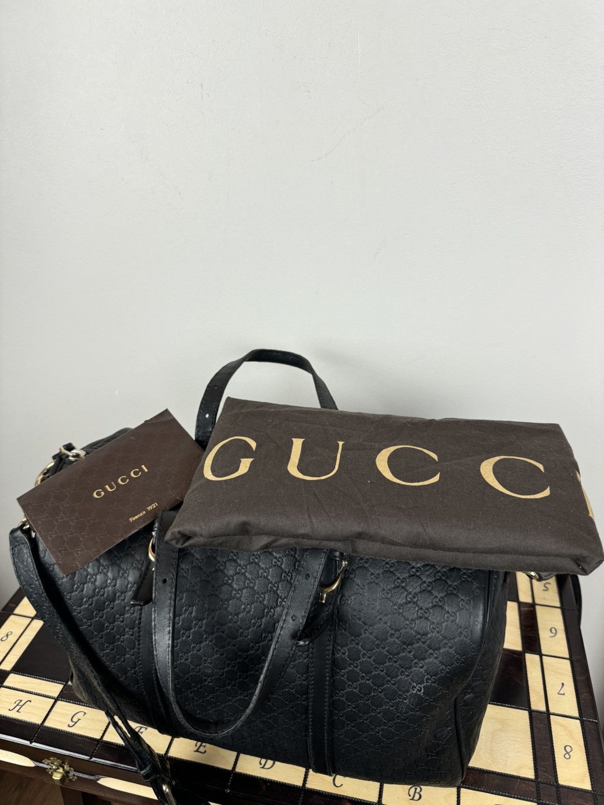 Gucci Leather bag Gucci Guccissima GG original luxury item Size ONE SIZE - 2 Thumbnail