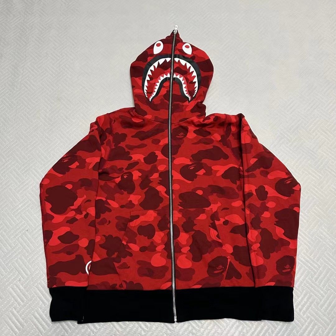 Bape CAMO UNIVERSE SHARK FULL ZIP HOODIE Size US M / EU 48-50 / 2 - 1 Thumbnail