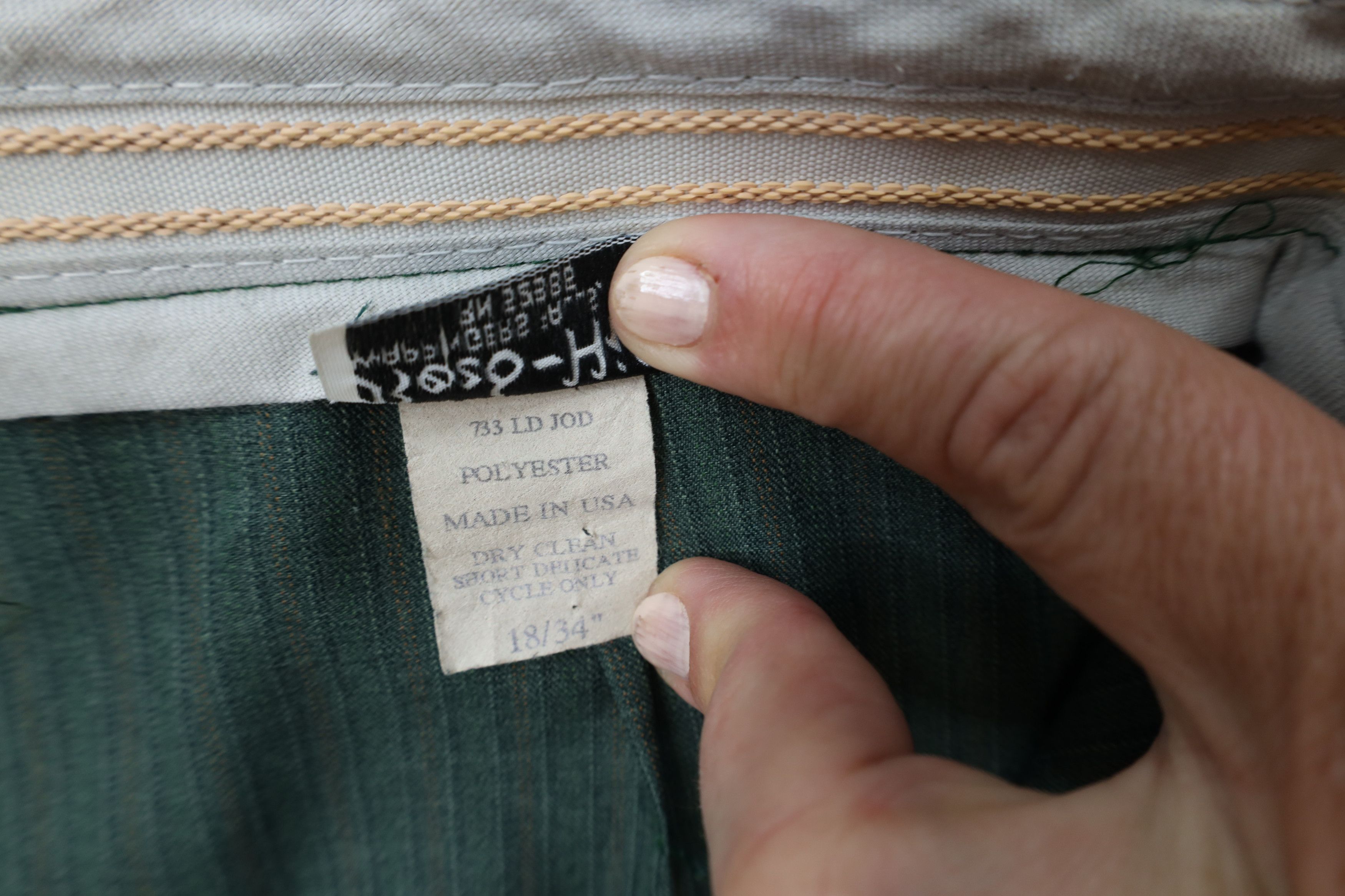 Vintage Vintage 70s Streetwear Striped Horse Equestrian Riding Pants Size US 34 / EU 50 - 9 Thumbnail