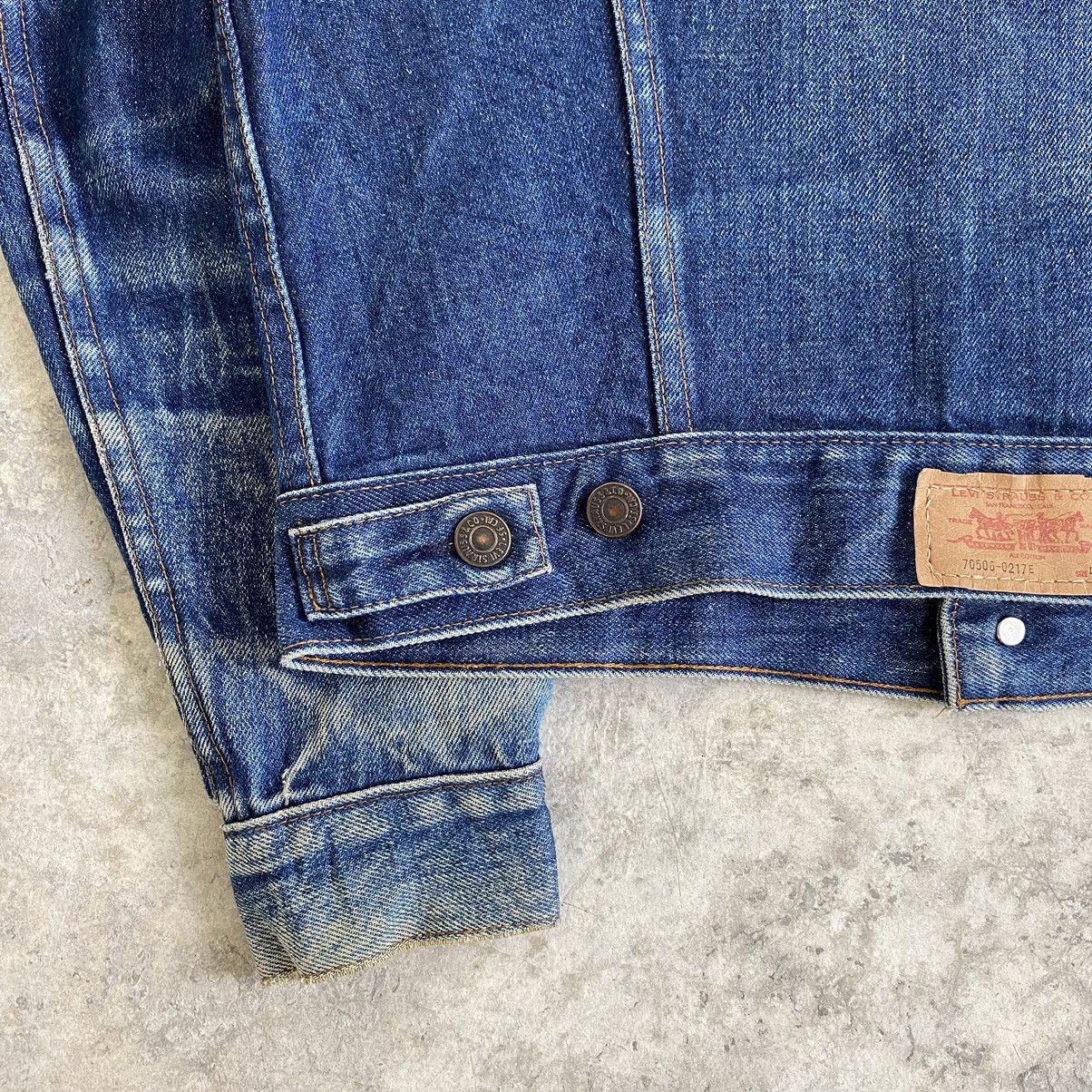 Levi's VTG 70’s Levi’s Type 3 Faded Honeycomb Trucker Denim Jacket Size US S / EU 44-46 / 1 - 16 Thumbnail