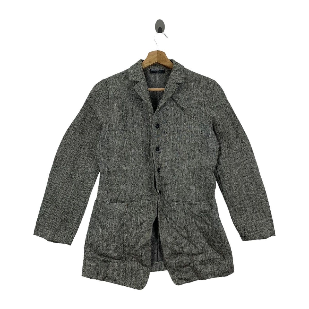 image of Italian Designers Hilton Time Italian Designer Fashion Blazer Coat Jacket in Grey, Women's (Size Sm