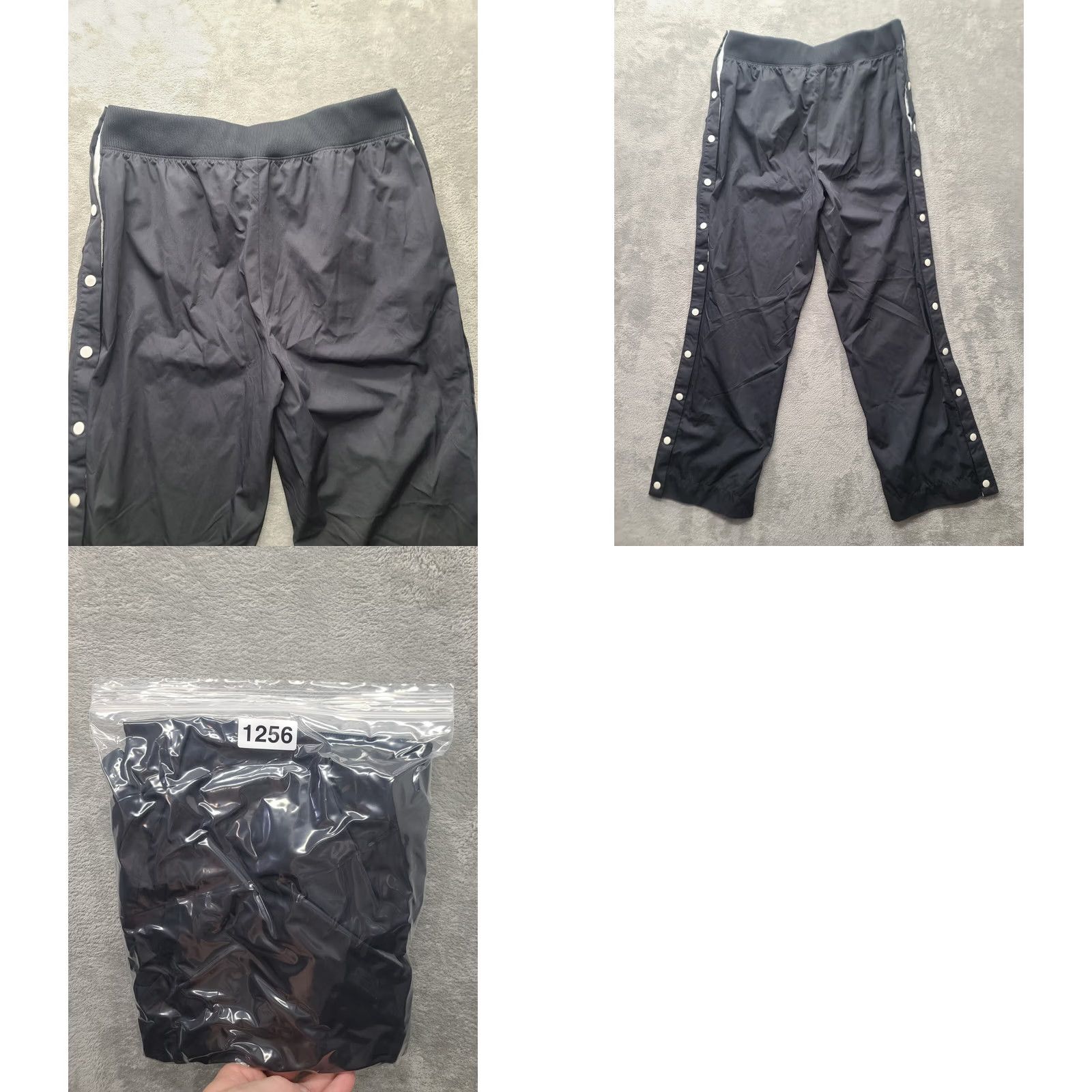 Nike Nike Archive Snap Pants Women’s L Black Tearaway Track Athletic Snap Sides Pants 90s Regular Womens Size 36" / US 14 / IT 50 - 9 Thumbnail