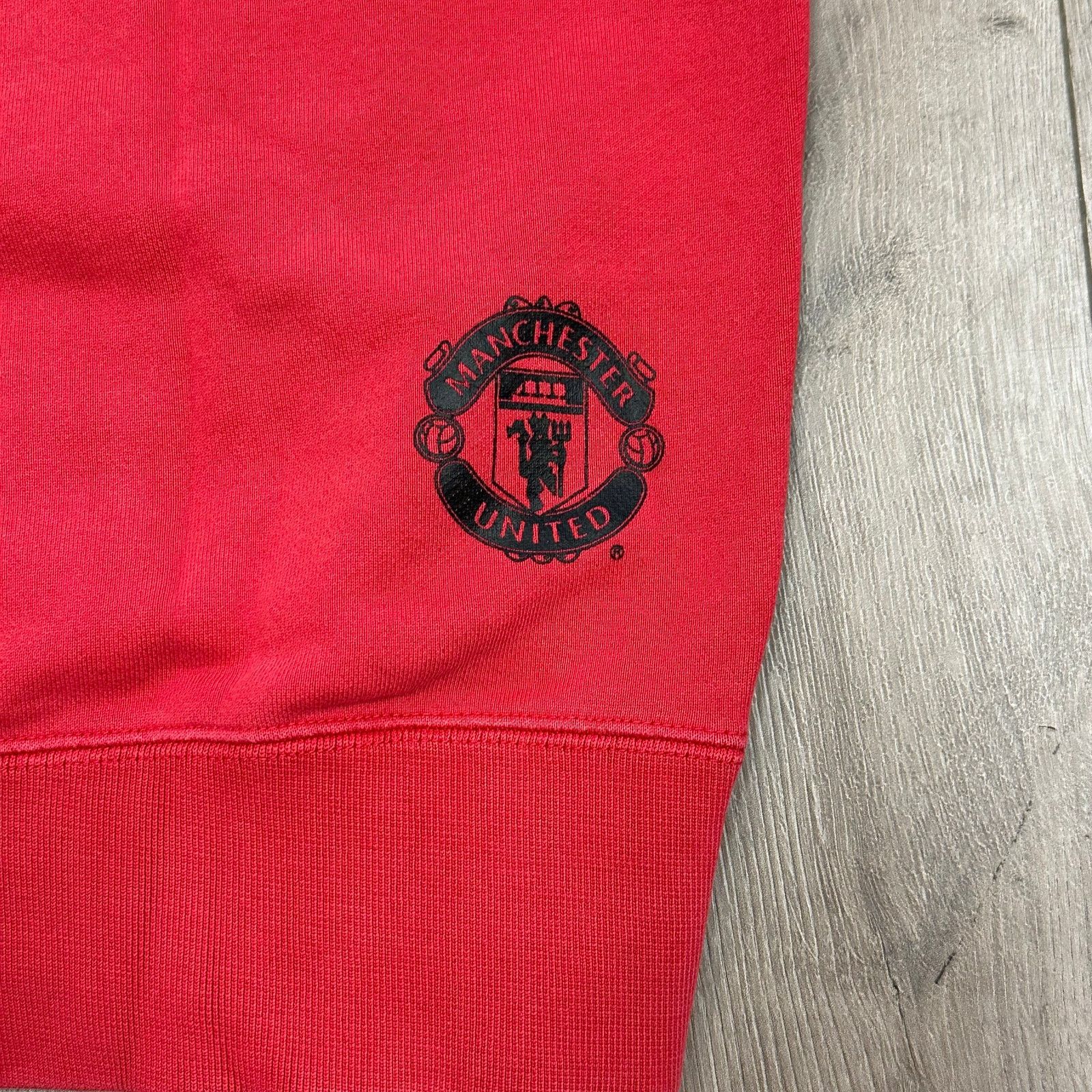 Nike red Nike Manchester United 1/4 zip hoodie Sweater Medium Size US M / EU 48-50 / 2 - 10 Thumbnail