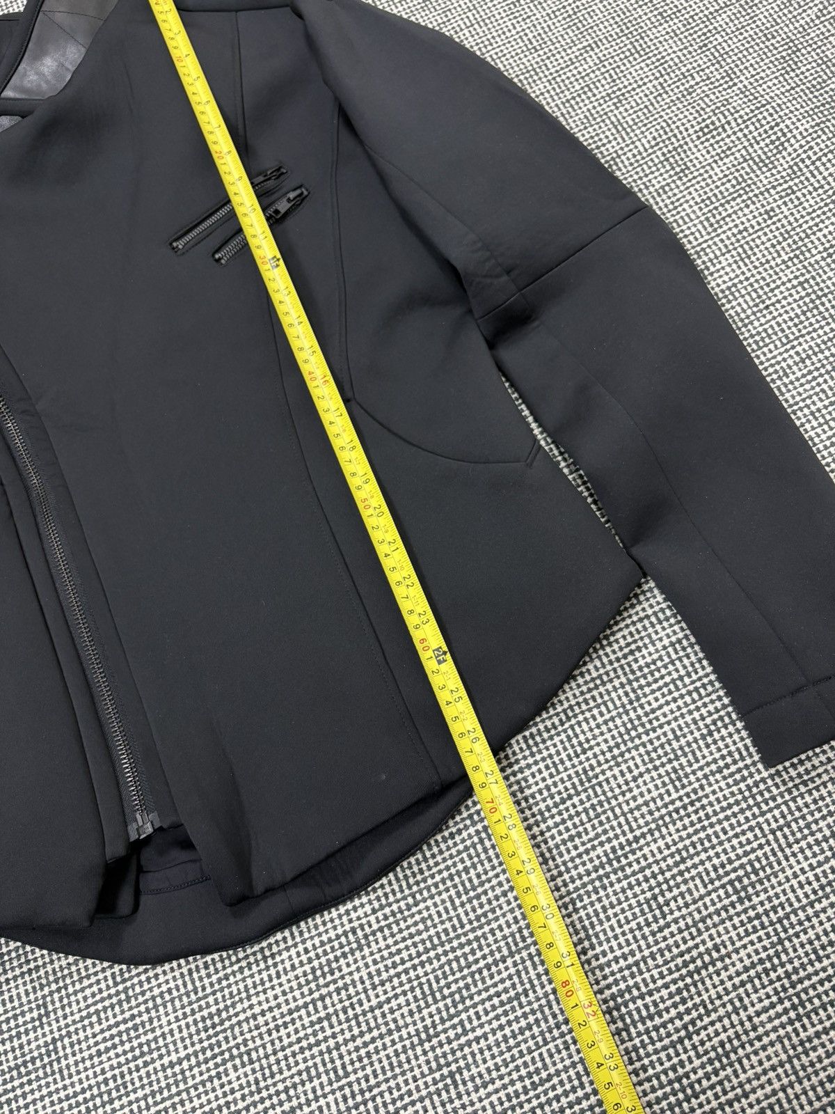 Delusion Avant Garde Delusion neoprene jacket asymmetric zip rare Size US XL / EU 56 / 4 - 7 Thumbnail